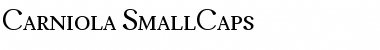 Download Carniola SmallCaps Regular Font