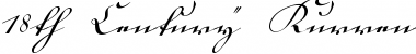 Download 18th Century Kurrent Regular Font