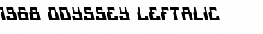 Download 1968 Odyssey Leftalic Italic Font