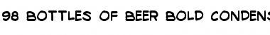 Download 98 Bottles of Beer Bold Condensed Font