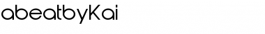 Download abeatbyKai Font Download abeatbyKai Font