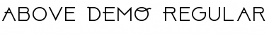 Download Above DEMO Font Download Above DEMO Font