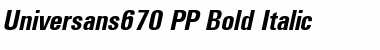 Download Universans670_PP Bold Font