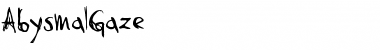 Download Abysmal Gaze Font Download Abysmal Gaze Font