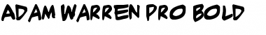 Download Adam Warren pro Font