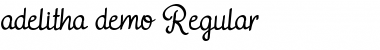 Download adelitha demo Font
