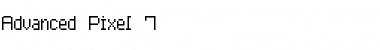 Download Advanced Pixel-7 Font Download Advanced Pixel-7 Font