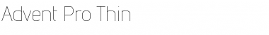 Download Advent Pro Font