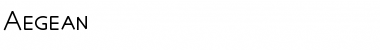 Download Aegean Font Download Aegean Font