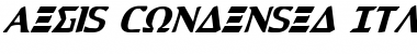 Download Aegis Condensed Italic Font Download Aegis Condensed Italic Font