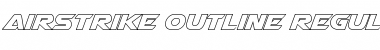 Download Airstrike Outline Font Download Airstrike Outline Font