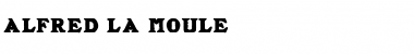 Download ALFRED LA MOULLE Font Download ALFRED LA MOULLE Font