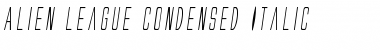 Download Alien League Condensed Italic Font