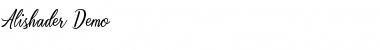 Download Alishader Demo Font Download Alishader Demo Font