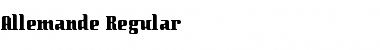 Download Allemande Font Download Allemande Font
