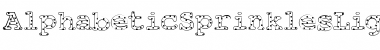 Download AlphabeticSprinklesLight Font Download AlphabeticSprinklesLight Font