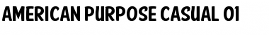 Download American Purpose Casual 01 Font
