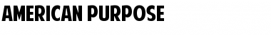 Download American Purpose Font