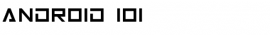 Download Android 101 Font