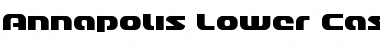 Download Annapolis Lower Case Font