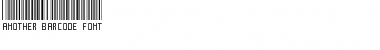 Download Another barcode font Font