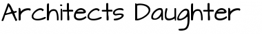 Download Architects Daughter Font Download Architects Daughter Font