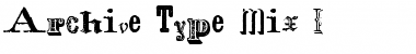 Download Archive Type Mix I Font