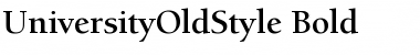 Download UniversityOldStyle Bold Font