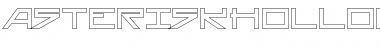 Download AsteriskHollowBold Font