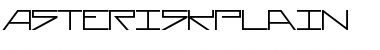 Download AsteriskPlain Font