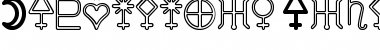 Download Astronomic Signs St Font