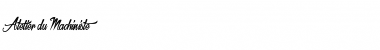 Download Atelier du Machiniste Font