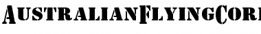 Download AustralianFlyingCorpsStencil Font Download AustralianFlyingCorpsStencil Font