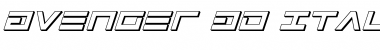 Download Avenger 3D Italic Font Download Avenger 3D Italic Font
