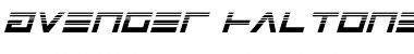 Download Avenger Haltone Italic Font Download Avenger Haltone Italic Font