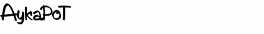 Download AykaPoT Font