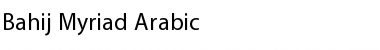 Download Bahij Myriad Arabic Regular Font
