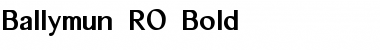 Download Ballymun RO Bold Font