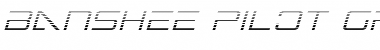 Download Banshee Pilot Gradient Italic Italic Font