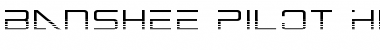Download Banshee Pilot Halftone Regular Font