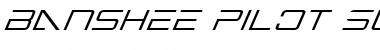 Download Banshee Pilot Super-Italic Italic Font