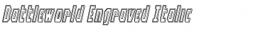 Download Battleworld Engraved Italic Italic Font