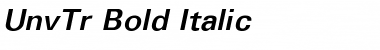 Download UnvTr Bold Italic Font