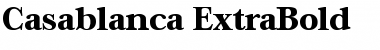 Download Casablanca-ExtraBold Regular Font