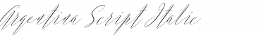 Download Argentina Script Font