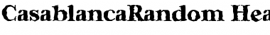 Download CasablancaRandom-Heavy Regular Font