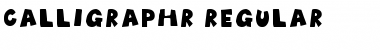 Download Calligraphr Regular Font