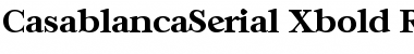 Download CasablancaSerial-Xbold Regular Font