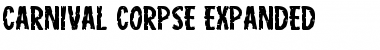 Download Carnival Corpse Expanded Expanded Font