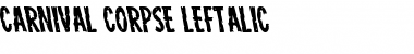Download Carnival Corpse Leftalic Italic Font